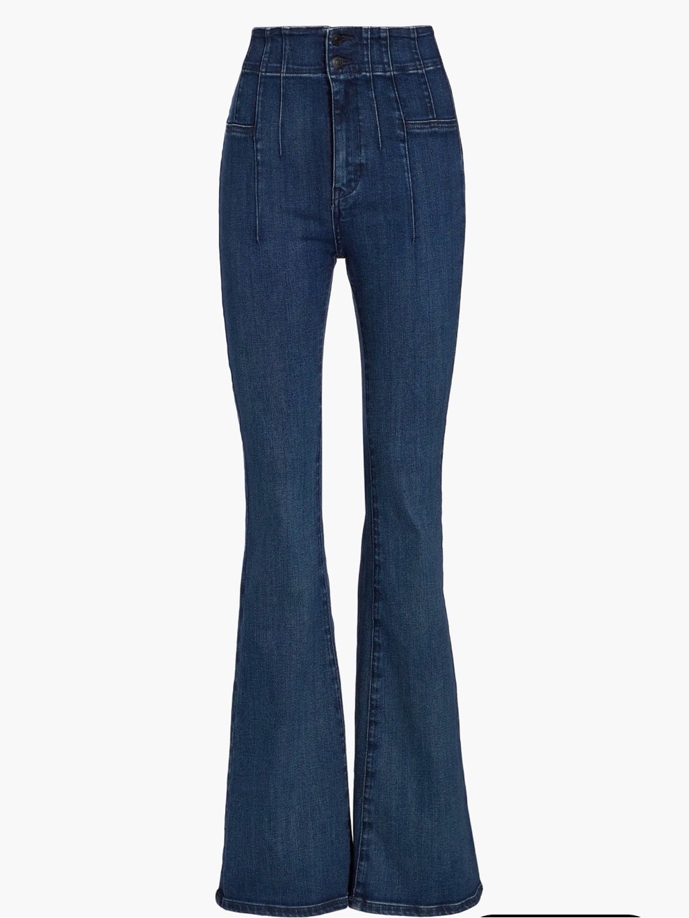 We The Free Jayde High-Rise Dark Blue Flare Jeans